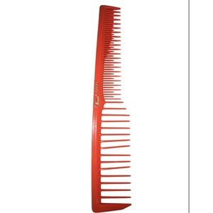 Krest 6000  Vintage 7 Inch Space‎ Tooth Vent Comb Orange